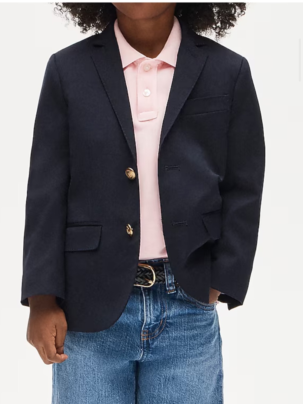 Crewcuts Ludlow Boys' Navy Blazer with Gold Buttons size :8
